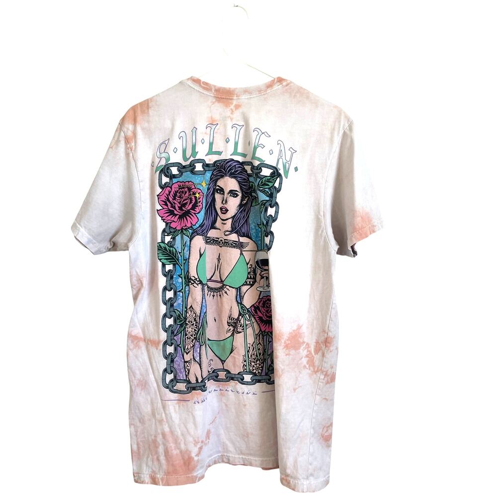 Sullen Seduction T-Shirt Short Sleeve 100% Cotton Logo Casual Large Art Edgy